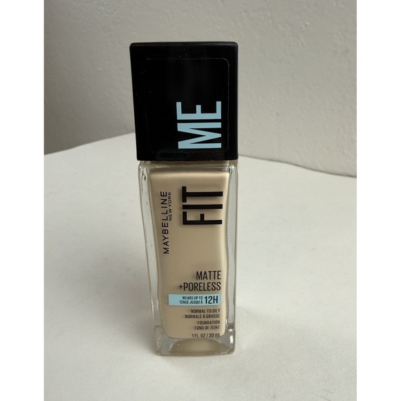 Maybelline New York Other - Maybelline NY Fit Me Matte + Poreless 12hr Wear Foundation 110 Porcelain 1 FL oz
